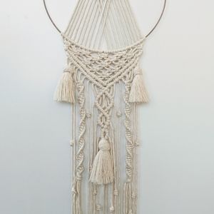 Boho handmade macrame dream catcher